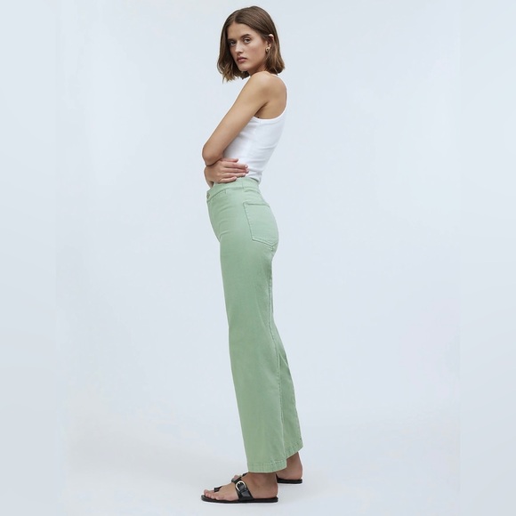 The Petite Emmett Wide-Leg Crop Pant: Welt Pocket Edition - Picture 3 of 5